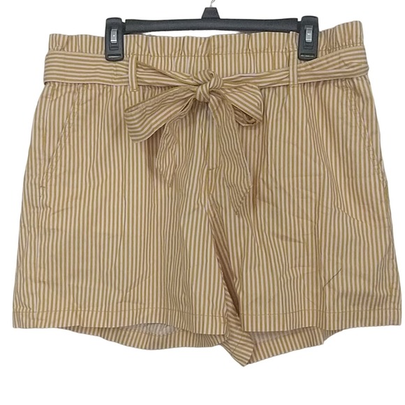 Liz Claiborne Pants - Liz Claiborne Paperbag Tie Waist Cotton Shorts 14